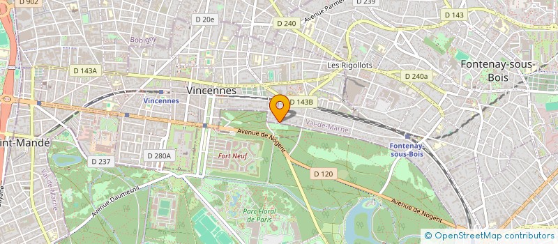 localisation de l'entreprise SCI PIEROL IMMOBILIER  NOGENT-SUR-MARNE