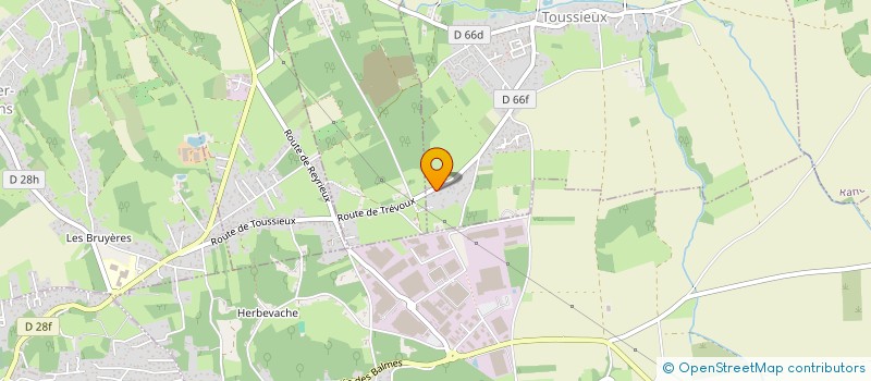 localisation de l'entreprise SCI PIERONDE  TOUSSIEUX