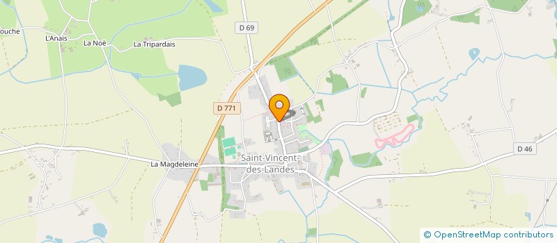 localisation de l'entreprise SCI PIEROPOLE  SAINT-VINCENT-DES-LANDES