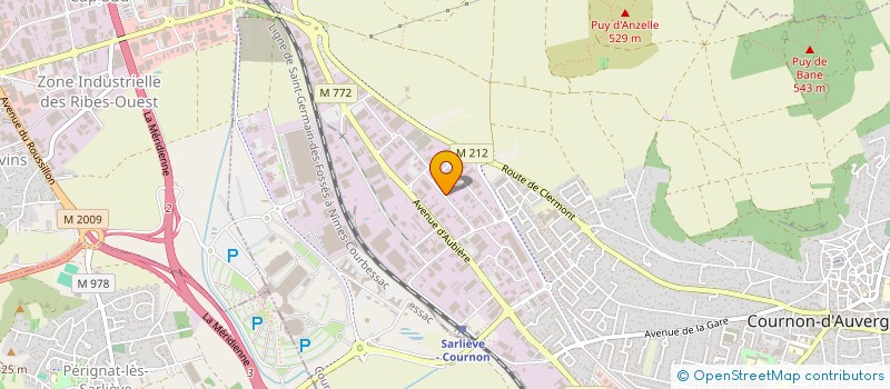 localisation de l'entreprise SCI PIEROTTI  COURNON-D'AUVERGNE