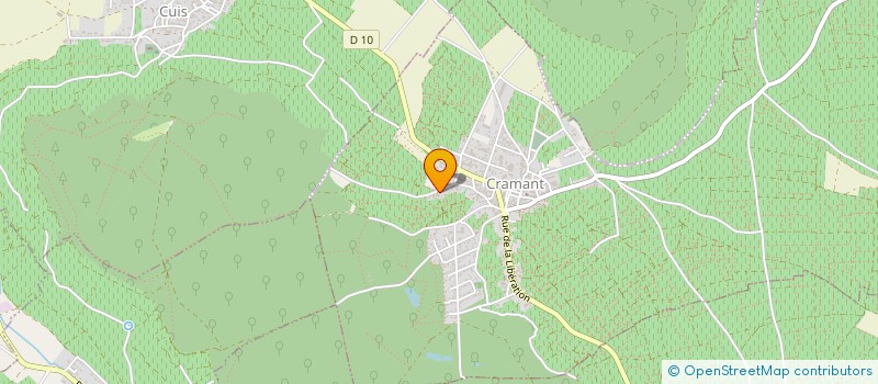 localisation de l'entreprise SCI PIERR ARDENN  CRAMANT