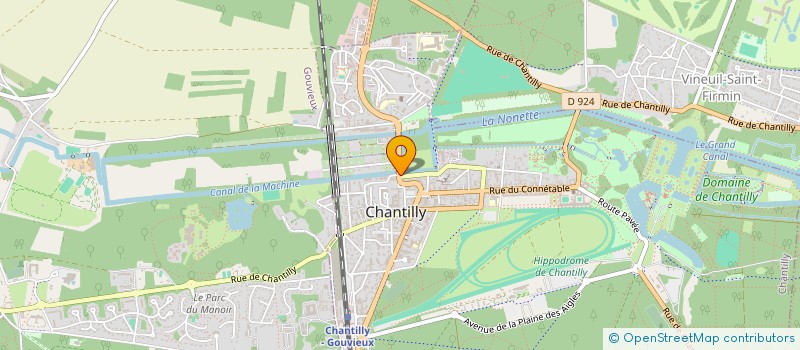 localisation de l'entreprise SCI PIERRAFEU  CHANTILLY