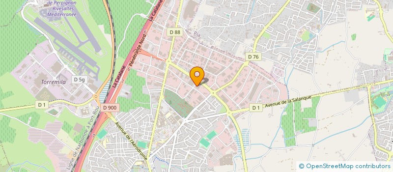 localisation de l'entreprise SCI PIERRALEX à PERPIGNAN