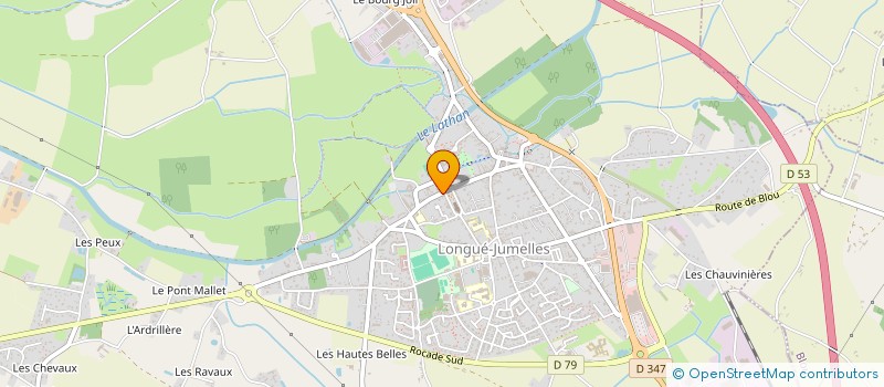 localisation de l'entreprise SCI PIERRANNE  LONGUE-JUMELLES