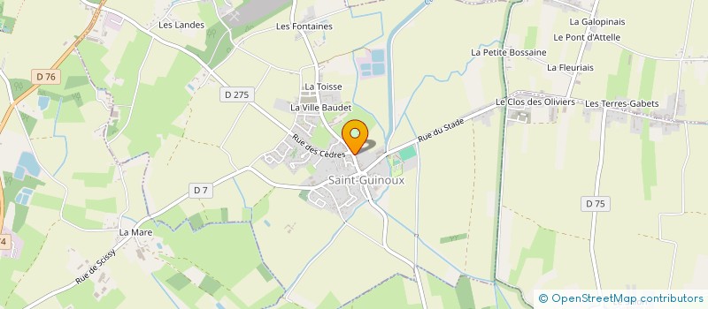 localisation de l'entreprise SCI PIERRARD M  SAINT-GUINOUX