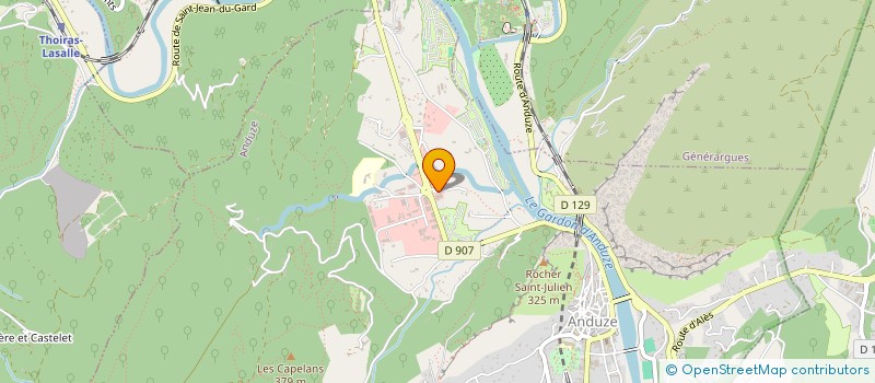 localisation de l'entreprise SCI PIERRASCAS à ANDUZE