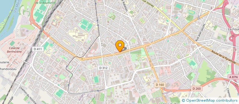 localisation de l'entreprise SCI PIERRAX à ANGERS