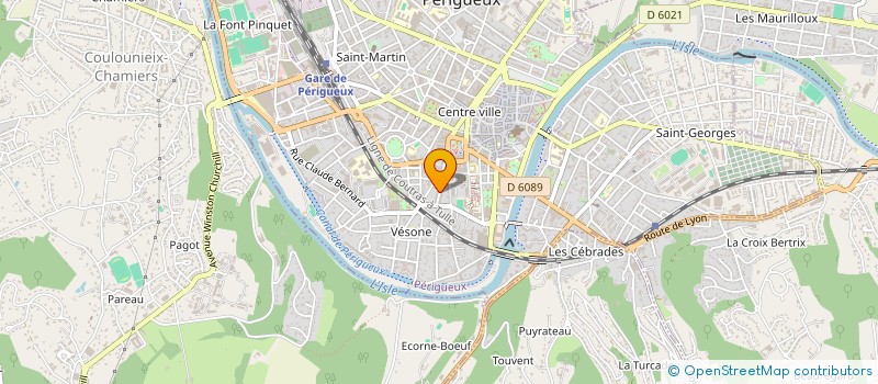 localisation de l'entreprise SCI PIERRAY à PERIGUEUX