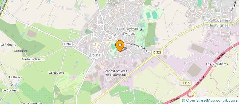 localisation de l'entreprise SCI PIERRE 1ER à ANGERS