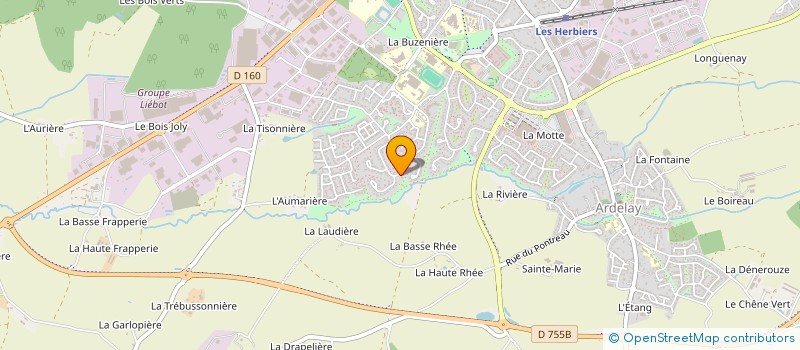 localisation de l'entreprise SCI PIERRE 1ER à LES HERBIERS