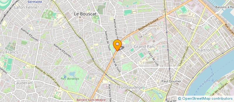 localisation de l'entreprise SCI PIERRE 1ER  BORDEAUX