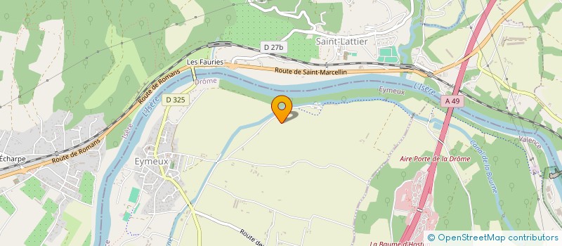 localisation de l'entreprise SCI PIERRE 2000  EYMEUX