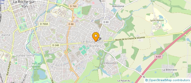 localisation de l'entreprise SCI PIERRE 32 à LA ROCHE-SUR-YON