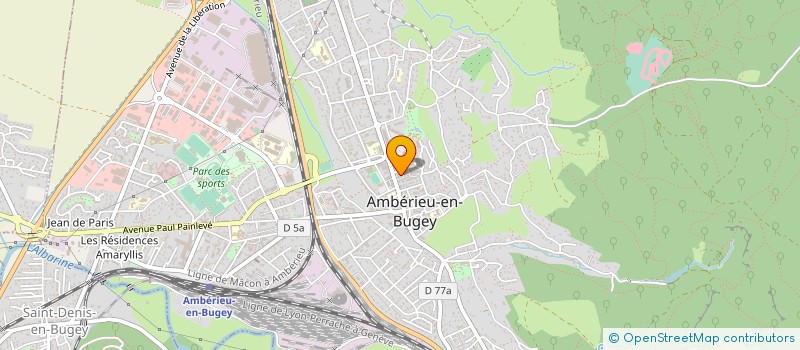 localisation de l'entreprise SCI PIERRE  AMBERIEU-EN-BUGEY
