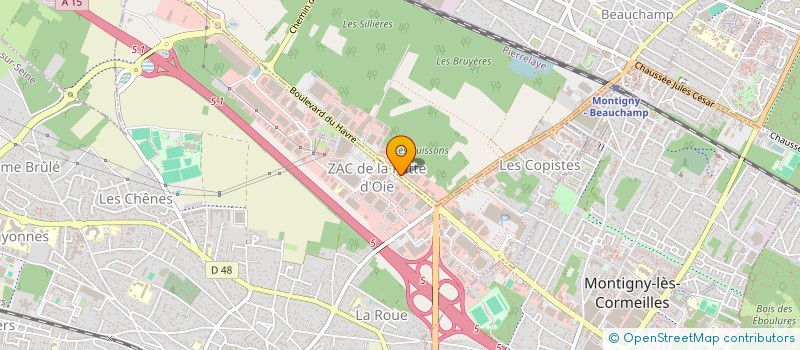 localisation de l'entreprise SCI PIERRE  PIERRELAYE