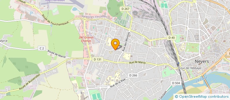 localisation de l'entreprise SCI PIERRE à NEVERS