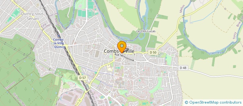 localisation de l'entreprise SCI PIERRE  COMBS-LA-VILLE