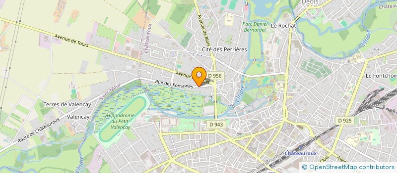 localisation de l'entreprise SCI PIERRE  CHATEAUROUX