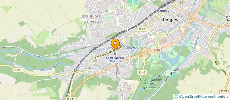 localisation de l'entreprise SCI PIERRE  ETAMPES