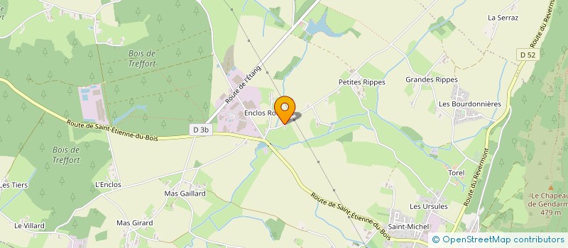 localisation de l'entreprise SCI PIERRE  VAL-REVERMONT