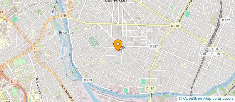 localisation de l'entreprise SCI PIERRE à SAINT-MAUR-DES-FOSSES