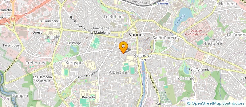 localisation de l'entreprise SCI PIERRE à VANNES