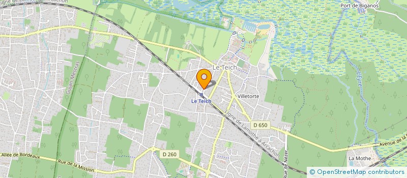 localisation de l'entreprise SCI PIERRE  LE TEICH