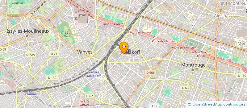 localisation de l'entreprise SCI PIERRE  MALAKOFF