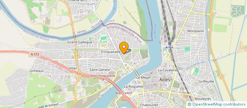 localisation de l'entreprise SCI PIERRE à ARLES