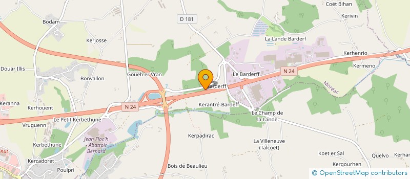 localisation de l'entreprise SCI PIERRE  MOREAC