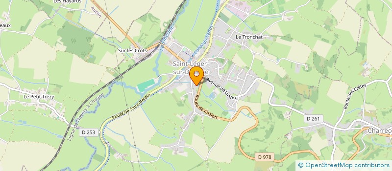 localisation de l'entreprise SCI PIERRE  SAINT-LEGER-SUR-DHEUNE