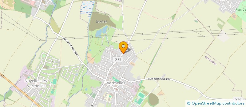 localisation de l'entreprise SCI PIERRE A FEU  VERMELLES