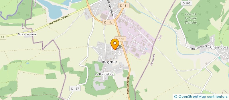 localisation de l'entreprise SCI PIERRE A L'EDIFICE à GISORS