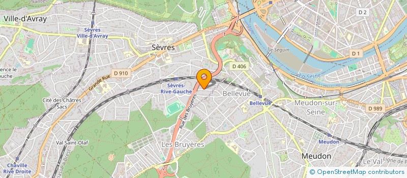 localisation de l'entreprise SCI PIERRE ALEXIA DES ORMES  SEVRES
