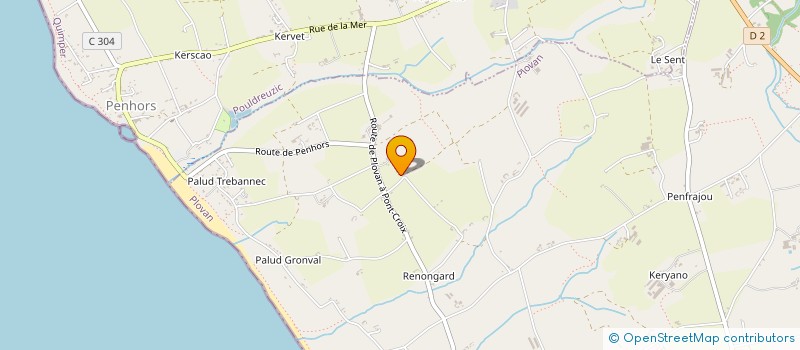 localisation de l'entreprise SCI PIERRE AMELIE  PLOVAN