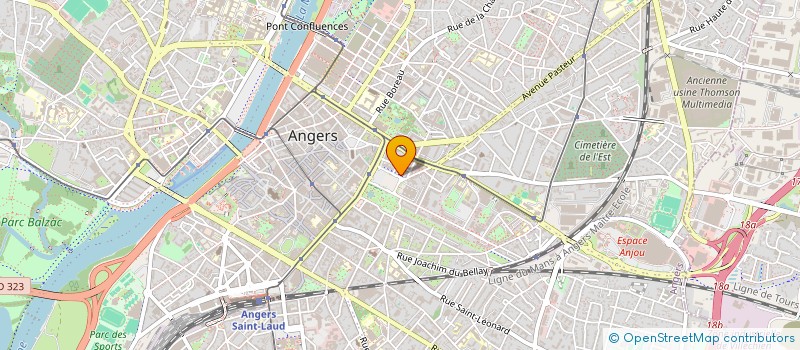 localisation de l'entreprise SCI PIERRE ANNE à ANGERS