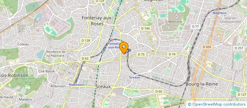 localisation de l'entreprise SCI PIERRE & AVENIR  FONTENAY-AUX-ROSES