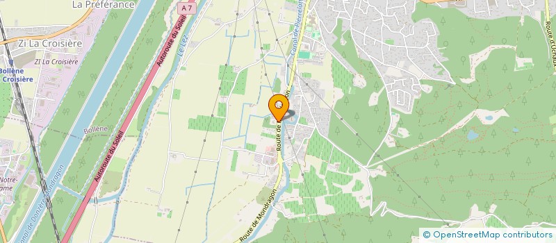 localisation de l'entreprise SCI PIERRE BATIE  BOLLENE