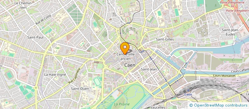 localisation de l'entreprise SCI  PIERRE BLANCHE à CAEN