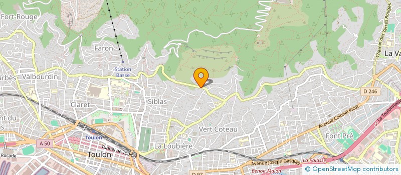 localisation de l'entreprise SCI PIERRE BLANQUE  TOULON