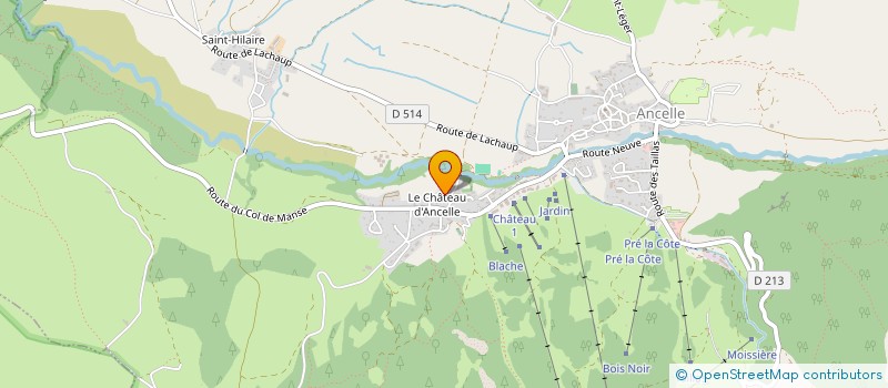 localisation de l'entreprise SCI PIERRE BLONDE à ANCELLE