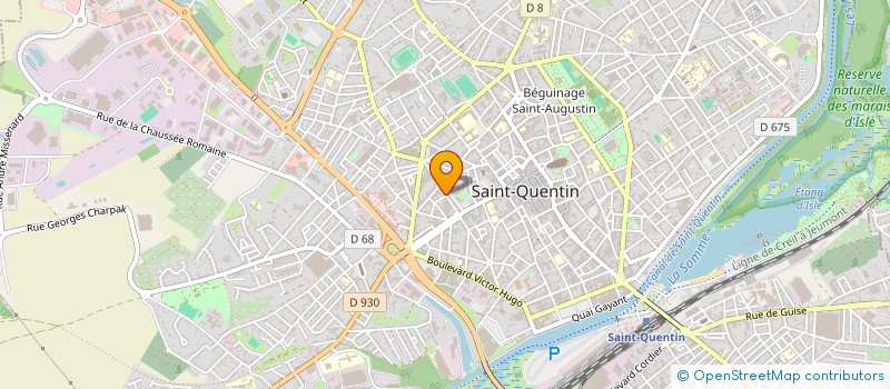 localisation de l'entreprise SCI PIERRE BROSSOLETTE à SAINT-QUENTIN