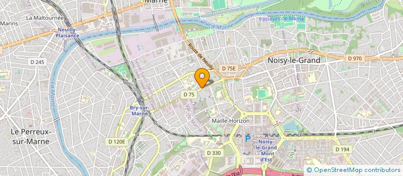 localisation de l'entreprise SCI PIERRE BROSSOLETTE à NOISY-LE-GRAND