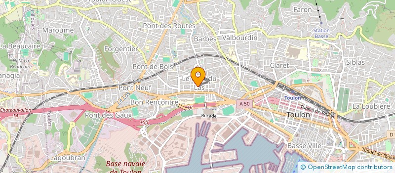 localisation de l'entreprise SCI PIERRE BRUNE  TOULON