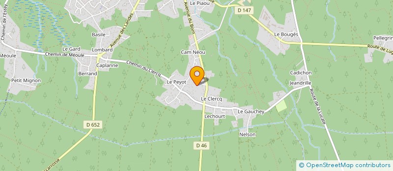 localisation de l'entreprise SCI PIERRE CAM NEOU  SANGUINET