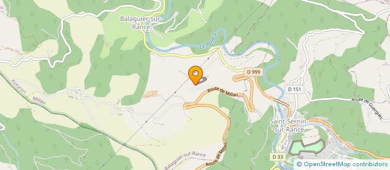 localisation de l'entreprise SCI PIERRE CARAYON  SAINT-SERNIN-SUR-RANCE