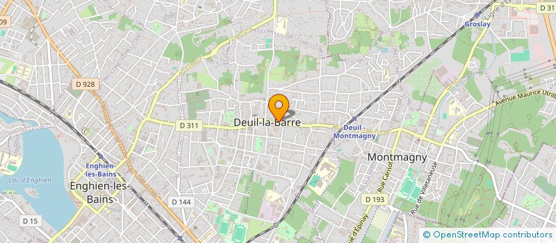 localisation de l'entreprise SCI  PIERRE & CO  DEUIL-LA-BARRE