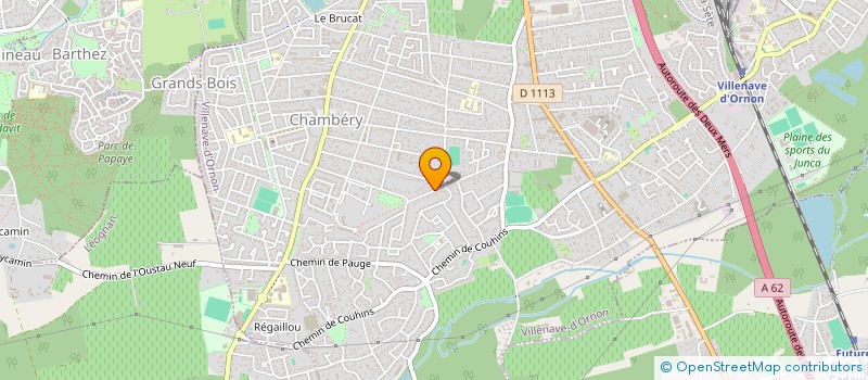 localisation de l'entreprise SCI PIERRE CURIE  VILLENAVE-D'ORNON