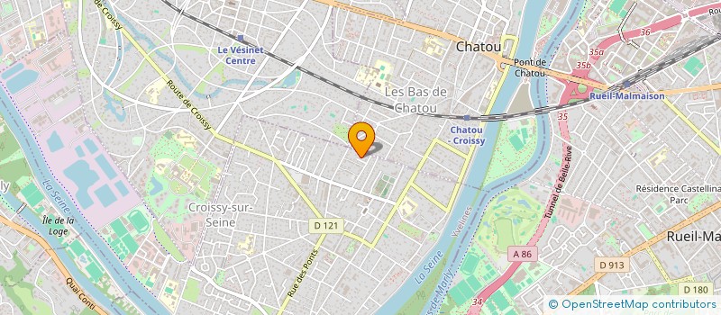 localisation de l'entreprise SCI PIERRE CURIE  CROISSY-SUR-SEINE