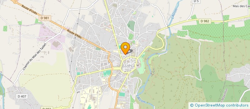localisation de l'entreprise SCI PIERRE D ALBIOUSSE  UZES